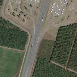 Vue satellite de Aire de Labouheyre-Est à Labouheyre