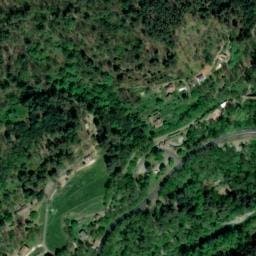 Vue satellite de Aire de repos à Sainte-Cécile-d'Andorge à Sainte-Cécile-d'Andorge