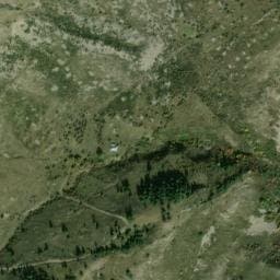 Vue satellite de Le Jasset à Barles