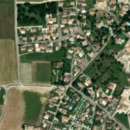 Vue satellite de Camping du Théâtre Romain à Vaison-la-Romaine