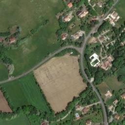 Vue satellite de Camping Le Moulin de Mellet à Saint-Hilaire-de-Lusignan