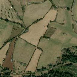 Vue satellite de Camping La Combe à Massegros Causses Gorges