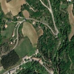 Vue satellite de La Lavande Bleue à Lachau