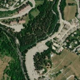 Vue satellite de Aire de camping-car à Villars-Colmars à Villars-Colmars
