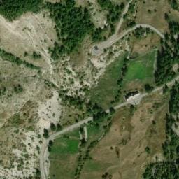 Vue satellite de Refuge de la Cantonnière à Entraunes