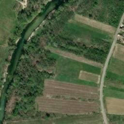 Vue satellite de La Saraillère à Montclus
