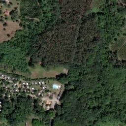 Vue satellite de La Clairière à Gastes