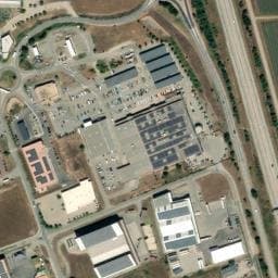Vue satellite de Aire de camping-car à Valernes à Valernes