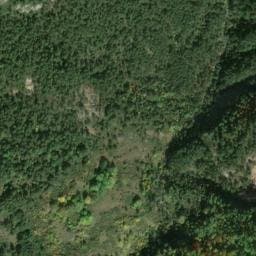 Vue satellite de Le Château à La Javie