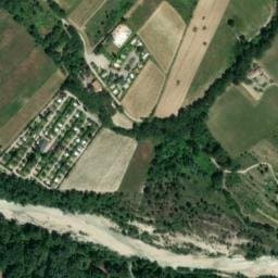 Vue satellite de Camping le Voconce à Vaison-la-Romaine