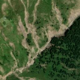 Vue satellite de Cabane pastorale de Rougnouse Haute à Villars-Colmars