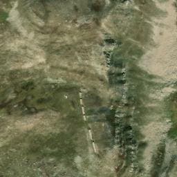 Vue satellite de Casemates du col de Gialorgues à Entraunes