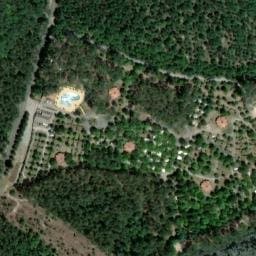 Vue satellite de Le Lac à Gastes