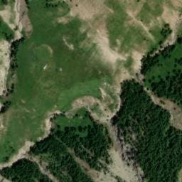 Vue satellite de Cabane de Rougnouse Basse à Villars-Colmars