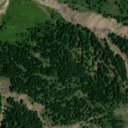 Vue satellite de Cabane du Mouret à Villars-Colmars