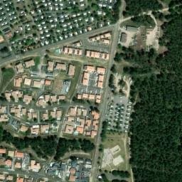 Vue satellite de Aire Camping-car Park de Mimizan à Mimizan