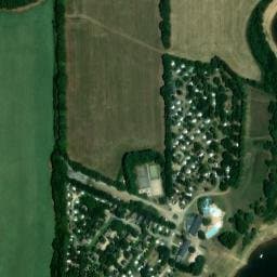 Vue satellite de CAMPING LE CAUSSANEL - Lac de Pareloup à Canet-de-Salars
