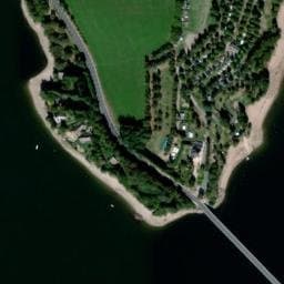 Vue satellite de Camping Soleil Levant à Prades-Salars