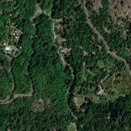Vue satellite de La Garde à Sainte-Croix-Vallée-Française