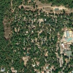 Vue satellite de Camping Beauregard à Mondragon