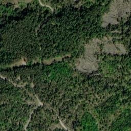 Vue satellite de Source Col de Fontbelle à Le Castellard-Mélan