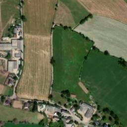 Vue satellite de Camping à la ferme La Fabrie à Camboulazet