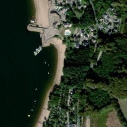 Vue satellite de Camping Beau Rivage - Lac de Pareloup (groupes) à Salles-Curan