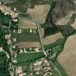 Vue satellite de Les Biaux à Villefranche-le-Château