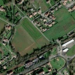 Vue satellite de Aire camping car - Vianne à Montgaillard-en-Albret
