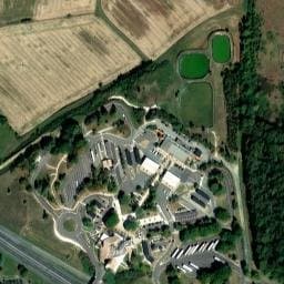 Vue satellite de Aire autoroutière Agen Porte d'Aquitaine à Sainte-Colombe-en-Bruilhois