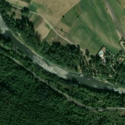 Vue satellite de Camping Le Taranis à Le Rozier