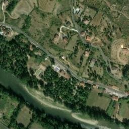 Vue satellite de Saint-Pal à La Roque-Sainte-Marguerite