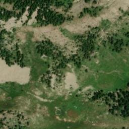 Vue satellite de Cabane de Chabaud à Villars-Colmars