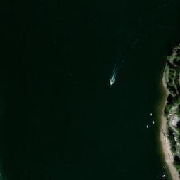 Vue satellite de Camping Le Touring** - Lac de Pareloup à Salles-Curan