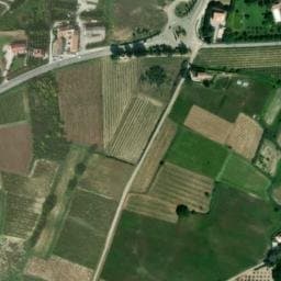 Vue satellite de Aire de stationnement camping-cars Domaine le Parandou à Lafare