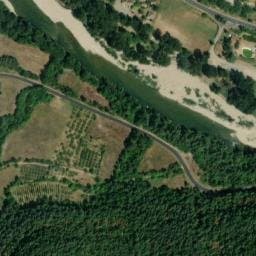 Vue satellite de Les chalets de Peyrelade à La Cresse