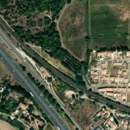 Vue satellite de Aire de repos à Piolenc à Piolenc
