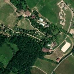 Vue satellite de Camping Domaine De Merlanes à Labarthe