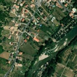 Vue satellite de Les Peupliers à Verrières