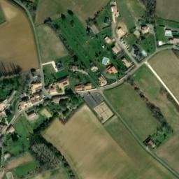 Vue satellite de Aire de camping-car à Perville à Perville