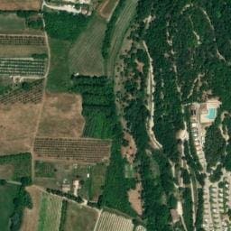 Vue satellite de Camping Le Bosquet à La Roque-Alric