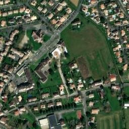 Vue satellite de Aire de service de Castelculier à Lafox