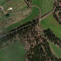 Vue satellite de Camping La Tâcherie à Saint-Beauzély