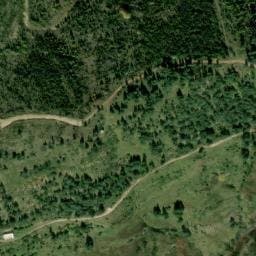 Vue satellite de Cabane du Crouzet à Gatuzières