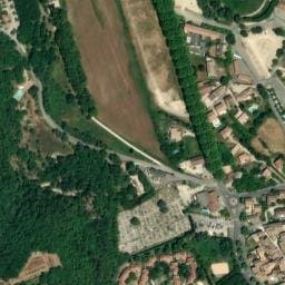 Vue satellite de Aire de camping-car à La Roque-Alric à La Roque-Alric
