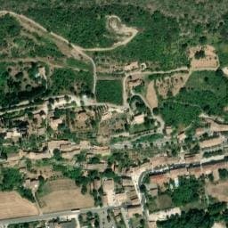 Vue satellite de Parking de l'Autin à Montbrun-les-Bains
