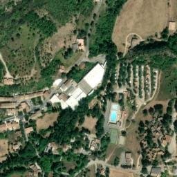 Vue satellite de Camping Le Pré des Arbres à Ferrassières