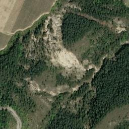 Vue satellite de Source du Jabron à Séderon