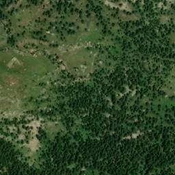 Vue satellite de Cabane de la Combe de Juan à Villars-Colmars