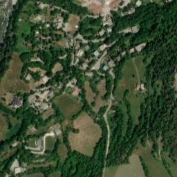 Vue satellite de Les Pommiers à Beauvezer